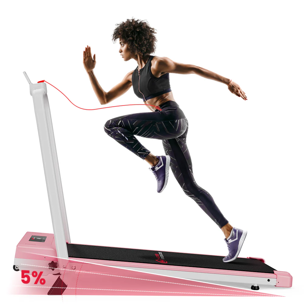 Folding Treadmill C1, Speed 1-10KM/H, 5% Manual Incline - Image 12