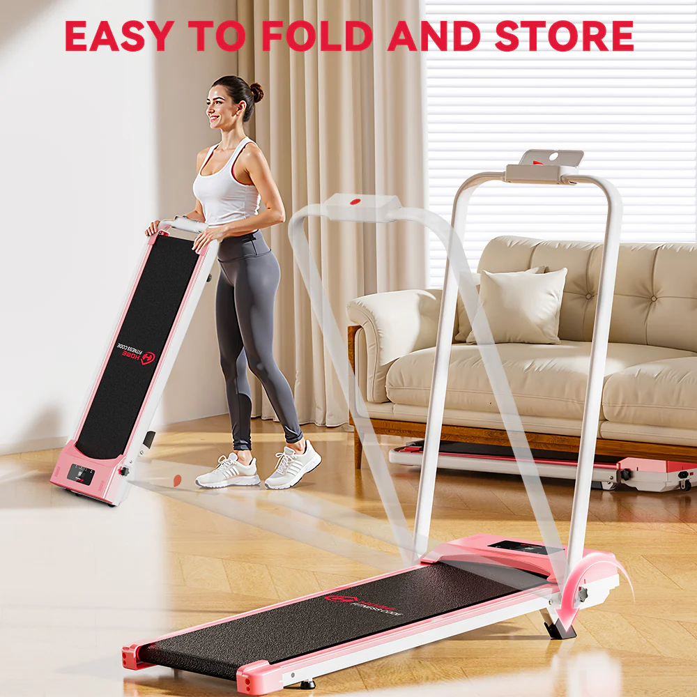 Folding Treadmill C1, Speed 1-10KM/H, 5% Manual Incline - Image 17