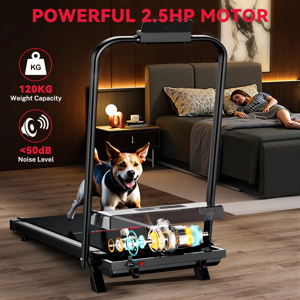 Folding Treadmill C1, Speed 1-10KM/H, 5% Manual Incline - Image 5