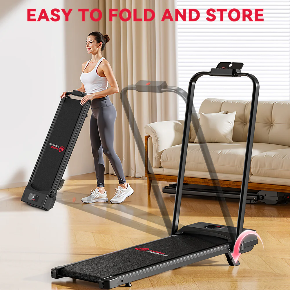 Folding Treadmill C1, Speed 1-10KM/H, 5% Manual Incline - Image 7