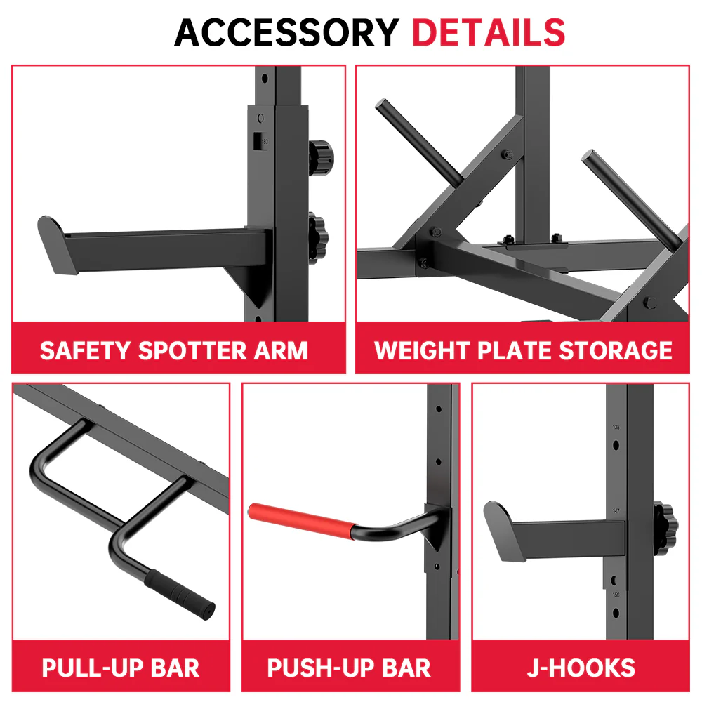 Squat Half-Rack with Pull Up Bar - Image 8