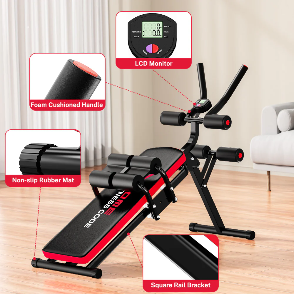 Sit-Ups Bench Foldable Ab Workout Machine - Image 8
