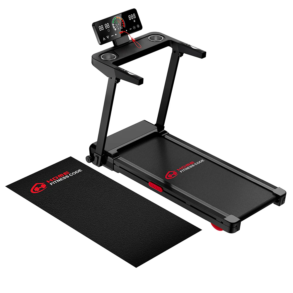 Folding Treadmill Q8, 1-12KM/H, 5% Manual Incline, Touch Control - Image 15