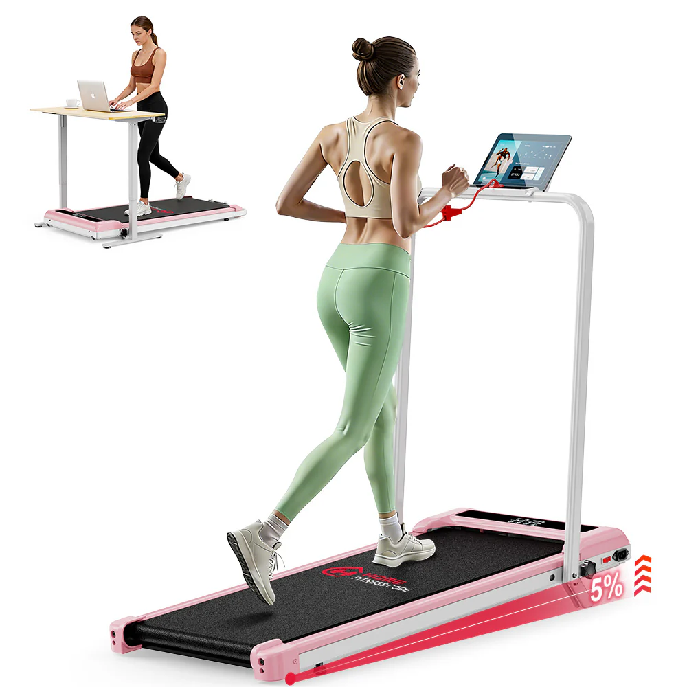 Folding Treadmill Z3 with Brushless Motor, Speed 1-6KM/H, 5% Manual Incline - Image 12