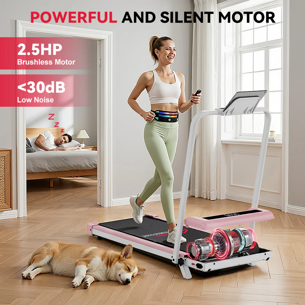 Folding Treadmill Z3 with Brushless Motor, Speed 1-6KM/H, 5% Manual Incline - Image 13