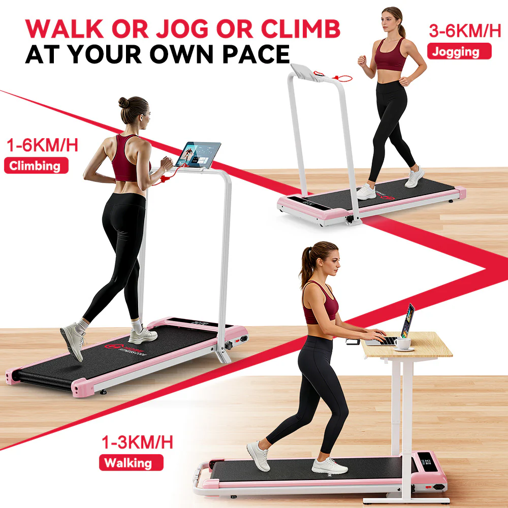 Folding Treadmill Z3 with Brushless Motor, Speed 1-6KM/H, 5% Manual Incline - Image 15