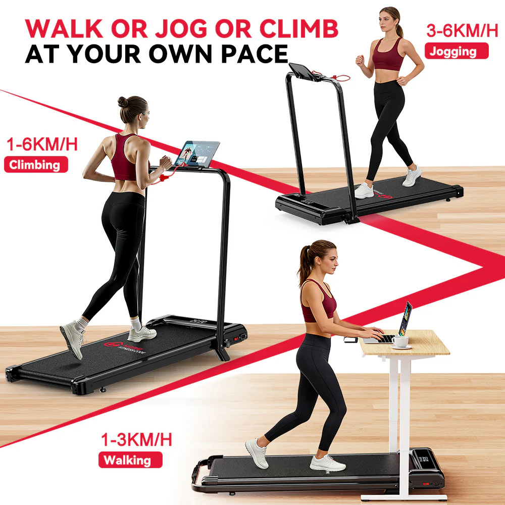 Folding Treadmill Z3 with Brushless Motor, Speed 1-6KM/H, 5% Manual Incline - Image 5